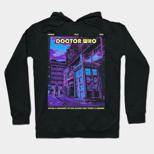 Doctor Who Night Vibe Retro Hoodie